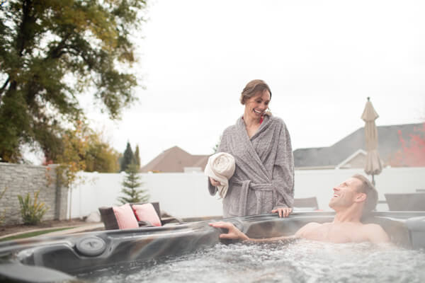 Couple in spa