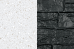 StonehengeWhiteBlackBrick White Diamond / Black Brick